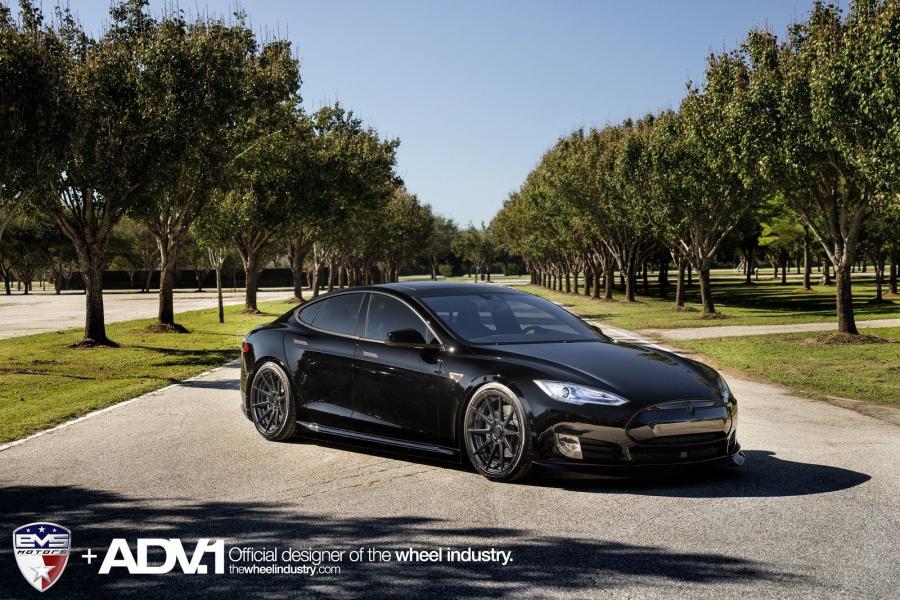 Tesla Model S by EVS Motors on ADV.1 Wheels (ADV10 M.V2) '2016